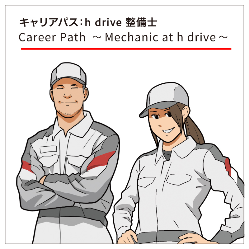 メカニックの（整備士さん）のキャリアパス